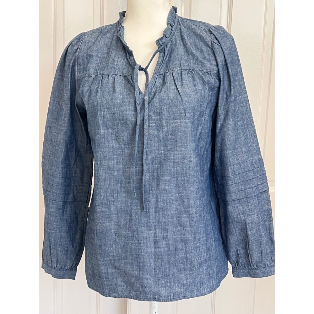 Women's J.Crew factory Chambray shirt size XS